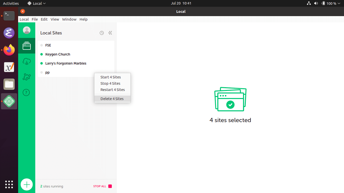 Uninstall Local from Ubuntu Linux